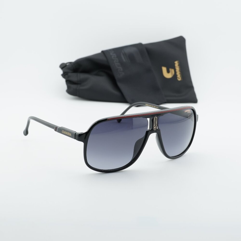 CARRERA 1047/S 0OIT 9O Aviator Sunglasses - Black/Grey